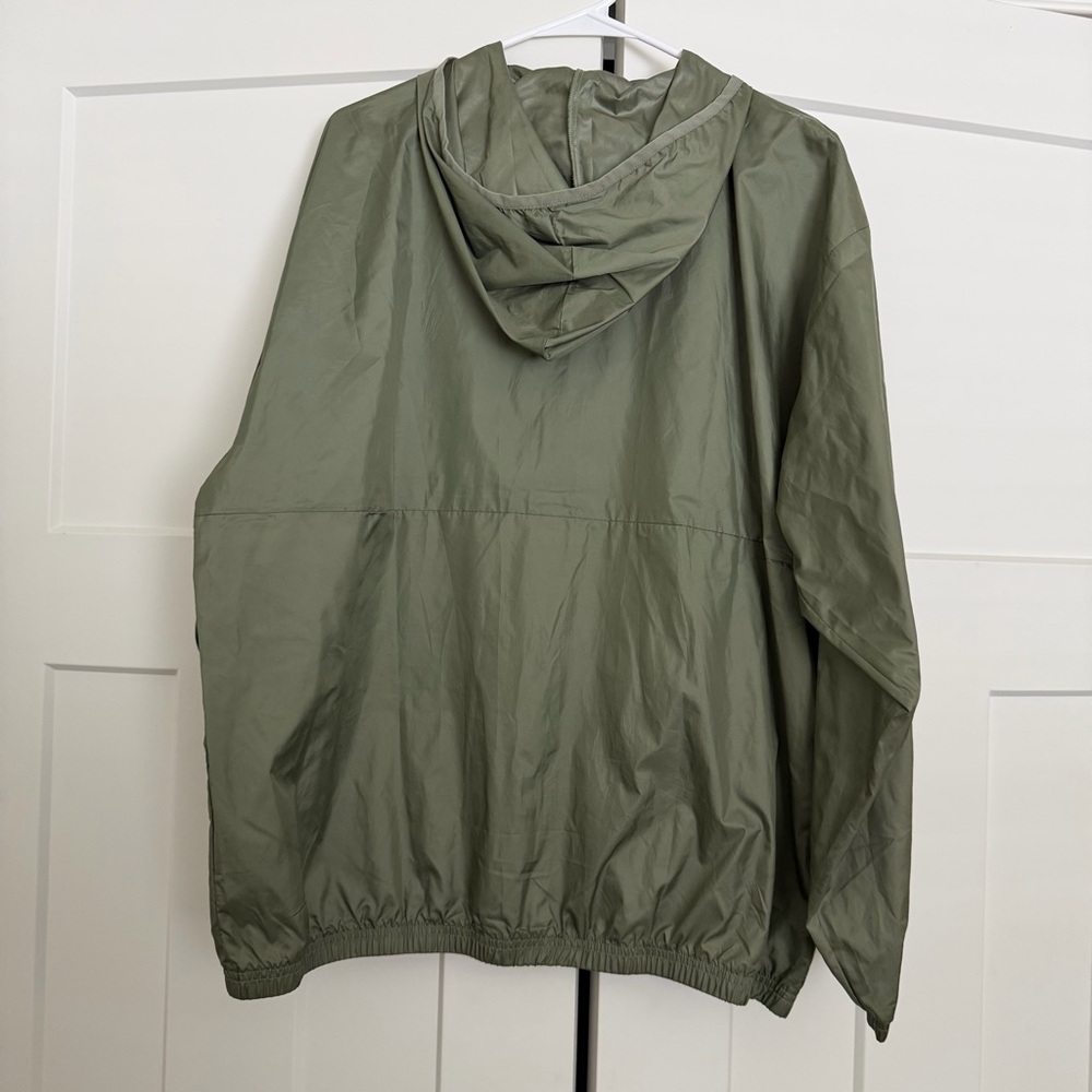 Adidas Men's Khaki Windbreaker Jacket - Picture 2 of 2